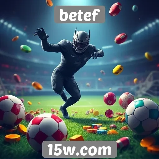 Variedade de jogos oferecidos no betef