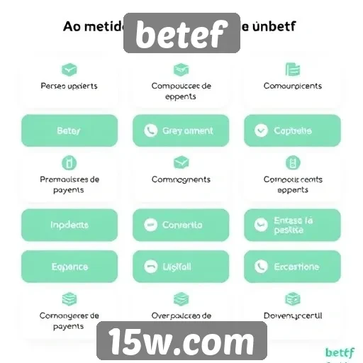 Avaliação dos métodos de pagamento no betef
